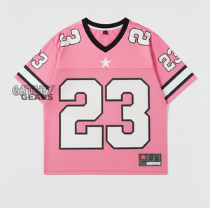 Customized Women Soccer Sportswear T-Shirt Loose Fit Oversized <b>Design</b> Quick Dry Breathable Fabric Football Jersey for Clubs - Product Image 5