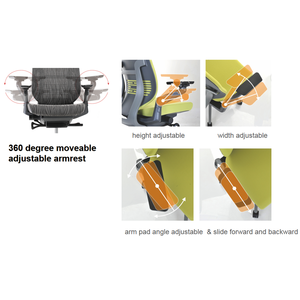 ErgoChair Plus Modern Contemporary Office <b>Chair</b> Adjustable Headrest Ergonomic Design Featuring PU Fabric Aluminium Plastic - Product Image 5