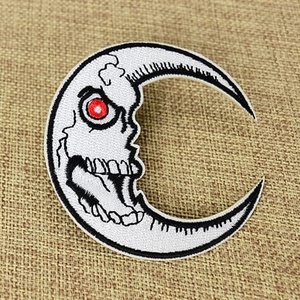 Custom Cool Morale Designer Polyester Woven Label End Fold Full Embroidered Logo Badges Patches Jackets <b>Hats</b> Clothing - Product Image 1