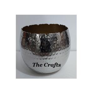 Bol à chocolat au design fabuleux en acier inoxydable martelé, bol à dessert pour la vaisselle - Product Image 1