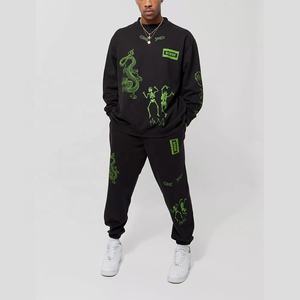 Vente en gros de survêtements imprimés décontractés d'automne pour hommes avec design personnalisé Collection hiver-Service OEM disponible - Product Image 1