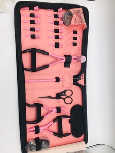 HOOPER COMPANY Kit de Herramientas Comerciales de Acero Inoxidable de Última Tendencia para Extensiones de Cabello, con Bolsa, Alicates, Cinta, Mink Loop, Tijeras y Peine, Sostenible - Product Image 4