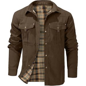 Precio barato de alta calidad Último estilo 2025 chaqueta vintage de algodón para hombres chaquetas Vintage para hombres, 100% algodón - Product Image 1