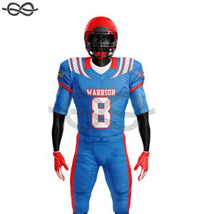 American Football Uniform Set with Breathable Short Sleeve Jerseys and <b>Padded</b> <b>Pants</b> Customizable - Product Image 4