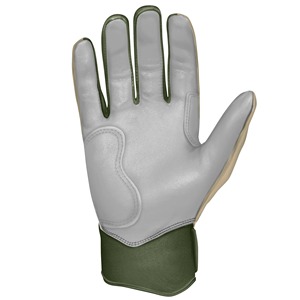 Cabretta-Guantes de cuero de béisbol para bateo, puños cortos, logotipo personalizado OEM de alta calidad al por mayor para equipos deportivos, venta al por mayor, 2017 - Product Image 2