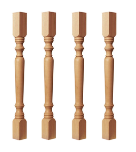 High Quality Solid Wood Wooden Table Legs Elegant Furniture Leg Support for <b>Modern</b> and Traditional Tables wooden table legs - Product Image 2