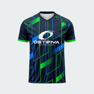 เสื้อฟุตบอลโพลีเอสเตอร์พิมพ์ลายด้วยความร้อน ชุดกีฬาสั่งทำสีพื้น คุณภาพสูง รุ่นล่าสุดปี 2026 - Product Image 4