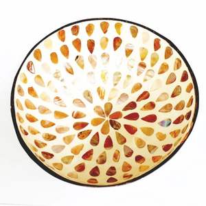 Bol de vadrouille en coquille de noix de coco écologique de haute qualité nouveau Design de vaisselle pour restaurants personnalisé bon prix Vietnam en gros - Product Image 5