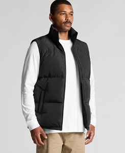 Chaleco acolchado negro para hombre talla XL, estilo urbano, con cremallera completa, cuello alto, cortavientos, poliéster, chaqueta casual de invierno, precio económico, MOQ bajo - Product Image 4