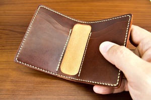 Handmade Genuine Leather Unisex <b>Wallet</b> Short Cover Closure <b>Waterproof</b> Large Capacity for Office & Gift Use - Product Image 5