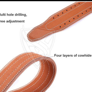 Ceintures de musculation en cuir de vachette VERITAS SPORTS VA-207, unisexes, avec levier, antidérapantes - Product Image 5