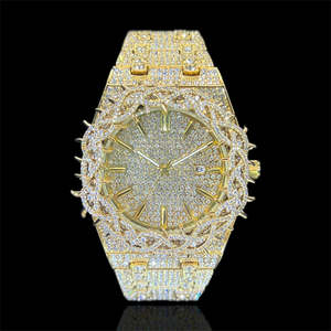 Reloj Royal Thorne de Lujo Miyota de 44 mm, Totalmente Chapado en Oro, Esfera Analógica, Cuarzo, Resistente al Agua 3 BAR, Caja de Acero Inoxidable - Product Image 1