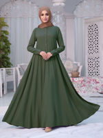 Fabricant OEM d'Abayas Décontractées Personnalisées – Nouvelle Collection : Robe Longue Maxi Élégante et Respirante pour Femmes, Style Royal de Dubaï, Tissu Quadri-extensible