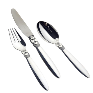 Vente directe d'usine en acier inoxydable argent couverts ensemble de couverts boîte-cadeau matériel métal Occasion mariage en haute qualité - Product Image 1