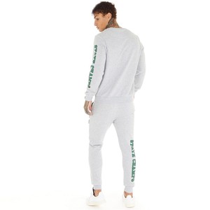 2023 sudadera y pantalón conjunto de dos piezas 100% algodón Digital impreso hombres chándales casuales personalizados invierno algodón Unisex - Product Image 2