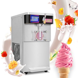 เครื่องทำไอศกรีมนุ่มเชิงพาณิชย์ Kolice ICM-301 เครื่องทำไอศกรีมนุ่มแบบต่อเนื่อง 40-45 ลิตร/ชั่วโมง สแตนเลส 110/220V CE ETL - Product Image 6