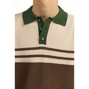 Suéter de Moda Masculina para Primavera, Sudadera con Capucha Transpirable de Punto Personalizado, con Botones, Logotipo y Estampado, Corte Regular MN-SWT-WS25-300 - Product Image 1