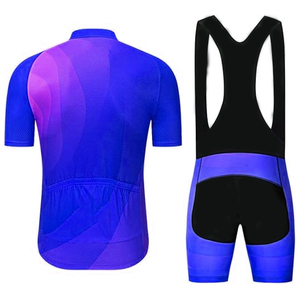 Ensemble de maillots de cyclisme décontractés pour hommes Cuissard à bretelles et collants respirants à séchage rapide Tissu doux et confortable Design élégant du Pakistan - Product Image 2