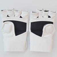 Gants de grappling MMA protégés contre le pouce pour l'entraînement au combat UFC Glove 4oz