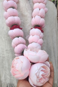 Romántico elegante flor Rosa Varmala Mala novia novio boda guirnalda para decoración de fiesta India regalo de bienvenida para decoración de invitados - Product Image 4