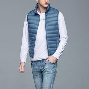 Chaleco de plumón azul marino personalizado de la mejor calidad para hombre, chaleco de invierno transpirable, ropa exterior cómoda - Product Image 3