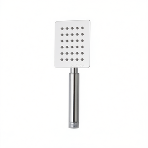 Pommeau de douche carré en acier chromé pour salle de bain et toilettes - Product Image 3