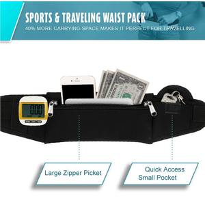 Soporte de cintura ajustable, ligero e impermeable para correr, cinturón deportivo, bolsillo con cremallera, OEM/ODM Essentials, riñonera para teléfono y bebé - Product Image 5