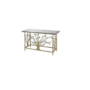 Mesa de consola de lujo de calidad superior, mesa auxiliar de Metal, tamaño largo, acero inoxidable, aspecto atractivo, pulido brillante, decoración del hogar - Product Image 3