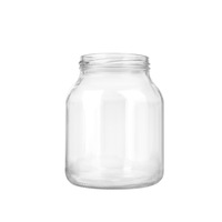 Vente en gros 850ml clair rond de qualité alimentaire joint verre pot de stockage confiture Sauce conserve cornichon bocal en verre personnalisé