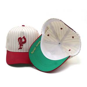 หมวกเบสบอลทรงโค้ง 5 ชิ้น ดีไซน์ใหม่ ลายทาง แฟชั่น สวมใส่สบาย ไม่มีโครง ปักโลโก้ สำหรับผู้ใหญ่ - Product Image 2