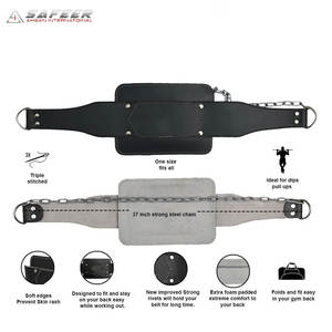 เข็มขัดยกน้ำหนักหนังวัวแท้สำหรับออกกำลังกายในยิมมืออาชีพ หัวเข็มขัดเหล็ก โลโก้สั่งทำได้ ราคาถูก - Product Image 2