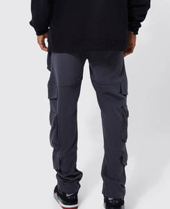 กางเกงวอร์มขาตรงสำหรับผู้ชายกางเกงวอร์มล้างโลโก้แบบออกแบบได้ตามต้องการหรูหราออกแบบได้ตามต้องการ - Product Image 2