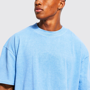 T-shirt ample imprimé pour homme en coton 100% - Coupe ample et oversize - Tissu respirant à manches courtes 180g - Nouvelle arrivée - Product Image 3