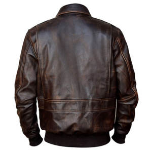 Chaquetas de cuero de alta calidad para hombre al mejor precio 100%/chaquetas de cuero para hombre con bolsillos personalizados recién llegadas - Product Image 2