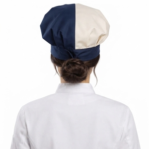 Custom Women <b>Chef</b> Cap Professional Culinary <b>Hat</b> Durable Fabric Breathable Construction Comfortable Fit Kitchen Workwear OEM - Product Image 2