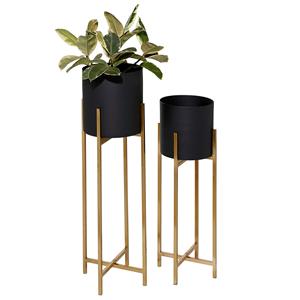 Fabricant de confiance, nouveau best-seller, jardinière à fleurs avec finition métallique, logo personnalisé pour la décoration - Product Image 2