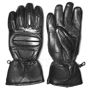 Guantes de piel de oveja negra Calidad genuina y tacto suave - Product Image 5