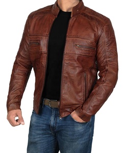 Chaqueta de cuero para motocicleta, chaqueta de cuero, ropa de moto con diferentes artículos - Product Image 4