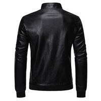 Meilleur fabricant pas cher veste en cuir pour hommes de haute qualité étiquette personnalisée fabriqué en usine veste en cuir de style chaud