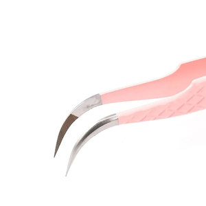 Pince à épiler pour extensions de cils Maquillage en acier inoxydable pince à faux cils non magnétique pince à épiler précise 3D - Product Image 6
