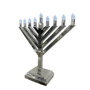 Candelabro Menorá de Oro de Lujo Personalizable, Decoración para el Hogar, Candelabro Navideño y de Pascua para Decoración del Hogar - Product Image 3