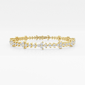 Minimalist Moissanite Diamond <b>Bracelet</b> for Women in S925 <b>Sterling</b> <b>Silver</b> Fine Iced out Luxury Jewelry for Her - Product Image 3