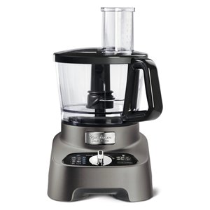 Procesador de Alimentos Moulinex FP825E10, 1000W, 3 Litros, Doble Potencia, Negro y Gris - Product Image 1