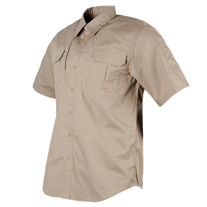 <b>Shorts</b> Sleeved <b>Men's</b> Casual Quick Dry Shirt Solid Cotton Polyester with Custom Embroidery Sports Tactical New Design - Product Image 2