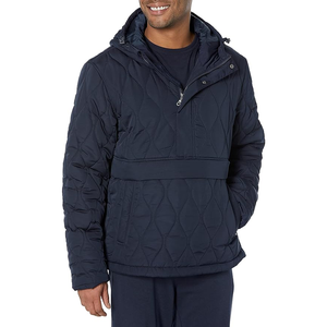 Veste d'hiver décontractée pour hommes de qualité supérieure Bomber matelassé avec capuche coupe-vent Puffer Outwear - Product Image 1