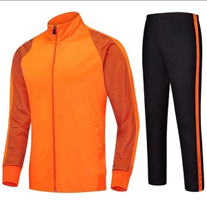 Chándal de fútbol personalizado al por mayor, chándales de entrenamiento de equipo para hombres y mujeres, trajes de calentamiento de fútbol, ropa deportiva transpirable - Product Image 6