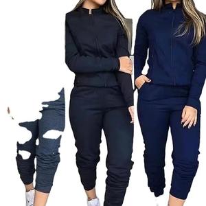 Conjunto de chándal suave para mujer con Sudadera con capucha y parte inferior para correr Ideal para fitness o trajes de fin de semana - Product Image 3