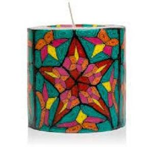 Recién llegado, soporte de luz en T con incrustaciones de hueso de vaca, decoración del hogar de calidad, muebles de madera con mesa de quemador Bakhoor, otros tarros de velas - Product Image 1