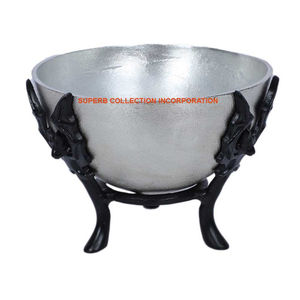Décoration de table de la maison en métal argenté bol de service à fruits pour les fêtes de mariage et les événements au meilleur prix - Product Image 6