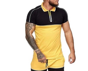 Fabrication de logo personnalisé vente en gros ensemble de shorts grande taille pour hommes ensemble de shorts et de chemises d'été vierges de fitness surdimensionnés pour hommes - Product Image 3